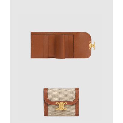 셀린느 스몰 트리옹프 플랩 지갑 10D782