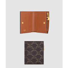 셀린느 트리오페 캔버스 지퍼 카드 홀더 10M102