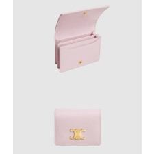 셀린느 트리오페 명함 카드 지갑 샤이니 카프스킨 10M123