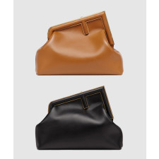 펜디 퍼스드 레더 미디움 백 8BP127