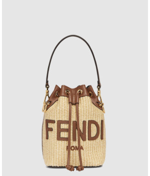 펜디 몬트레조 라피아 버킷백 8BS093