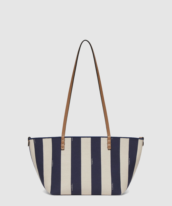 펜디 스몰 스트라이프와 쇼퍼백 8BH424