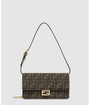 펜디 바게트 체인 숄더백 8M0498