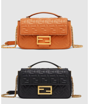 펜디 바게트 체인 가죽백 8BR793