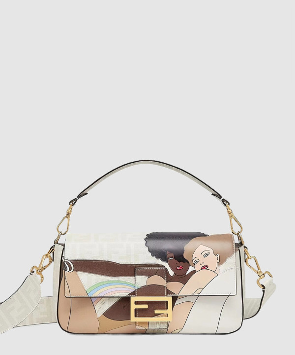 펜디 바게트백 미디움 8BR600