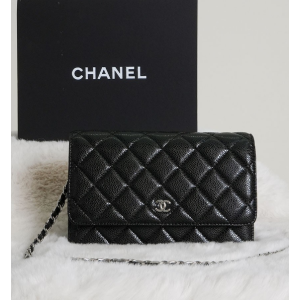 (국내배송) 샤넬 클래식 WOC 캐비어 체인 숄더백