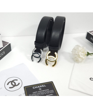 (국내배송) 샤넬 클래식 CC로고 레더 벨트