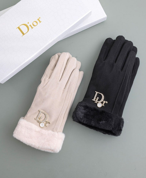 (국내배송) 디올 스마트터치 퍼 스웨이드 장갑