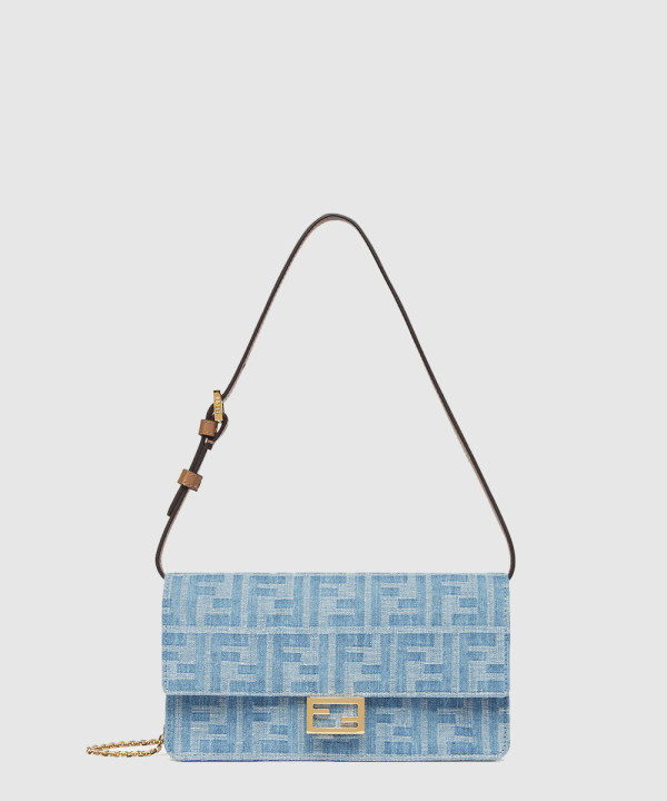 펜디 바게트 체인 숄더백 8M0498