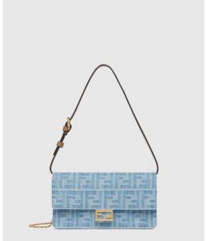 펜디 바게트 체인 숄더백 8M0498