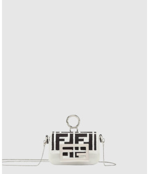 펜디 나노 바게트 참 숄더백 7AS045