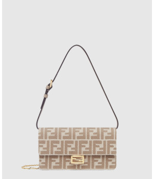 펜디 바게트 체인 숄더백 8M0498