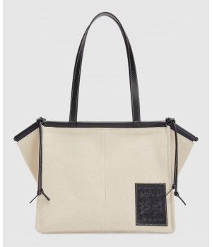 로에베 쿠션 토트백 캔버스