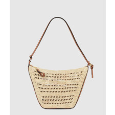 로에베 미니 해먹 호보백 라피아 카프스킨