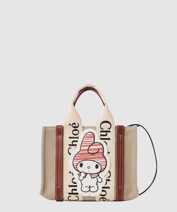 끌로에 마이멜로디 우디 스몰 토트백 SS397
