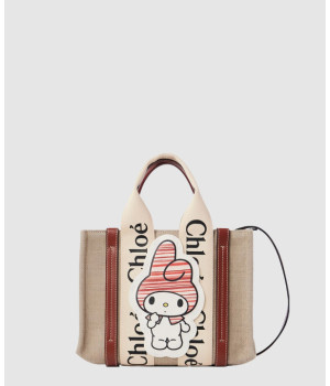 끌로에 마이멜로디 우디 스몰 토트백 SS397