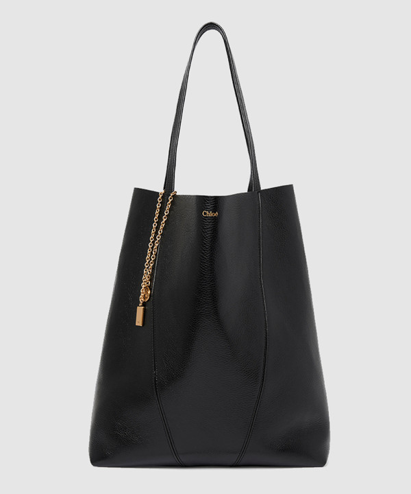 끌로에 그레인드 가죽 라지 스핀 토트백 SS810