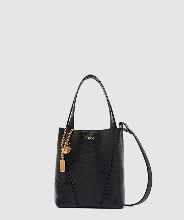 끌로에 그레인드 가죽 스몰 스핀 토트백 SS812