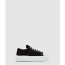 미우미우 메쉬 플랫폼 스니커즈 5E726D