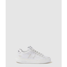 미우미우 블리치드 레더 로우탑 스니커즈 5E916D