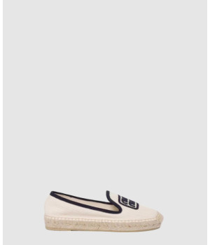 미우미우 코튼 드릴 에스파듀 슬립온 5S141E