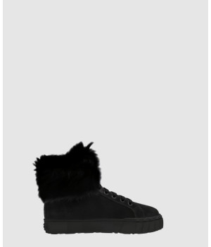 미우미우 스웨이드 하이탑 스니커즈 5T384D