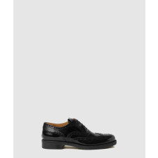 미우미우 브러시드 레더 옥스포드 로퍼 5E038E