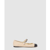 미우미우 펄 체인 발레리나 플랫 슈즈 5F131E