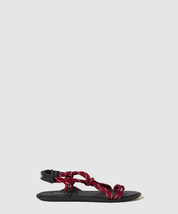 미우미우 리비에르 레더 샌들 5X420E