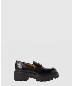 미우미우 브러시드 레더 페니 로퍼 5D292E