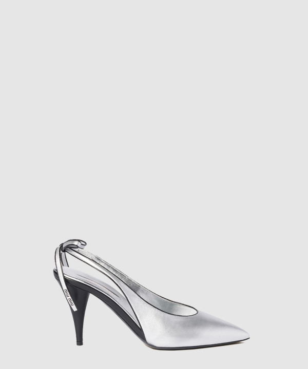 미우미우 나파 레더 펌프스 힐 5I430E