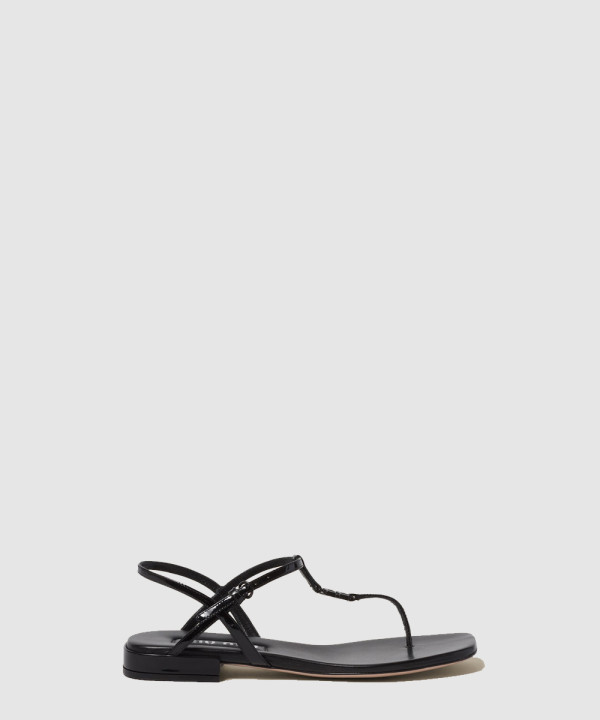 미우미우 T 스트랩 플랫 샌들 5Y895D