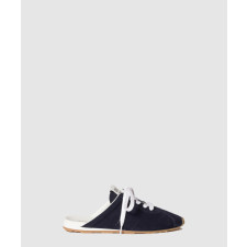 미우미우 플룸 스웨이드 뮬 5E467E