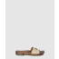 미우미우 캔버스 레더 클로그 샌들 5Z445E