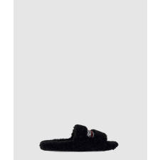 발렌시아가 퍼리 슬라이드 샌들 654261