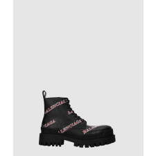 발렌시아가 불도저 올오버 로고 스트라이크 부츠 600911