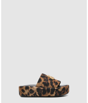 발렌시아가 라이즈 BB 레오파드 웨지 샌들 788494