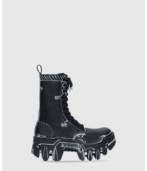 발렌시아가 불도저 레이스업 부츠 671554