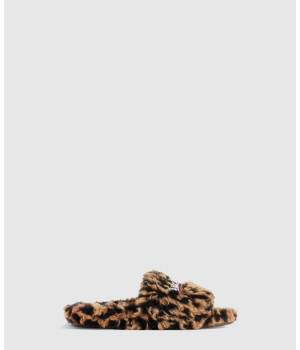 발렌시아가 퍼리 페이크 시어링 슬라이드 654261