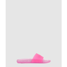 발렌시아가 로고 러버 슬라이드 785454