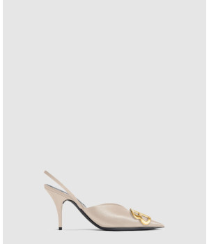 발렌시아가 나이프 BB 슬링백 펌프스