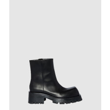 발렌시아가 트루퍼 레더 부츠 678414