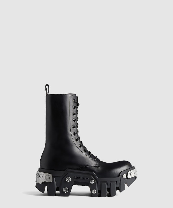 발렌시아가 불도저 레이스업 부츠 672502