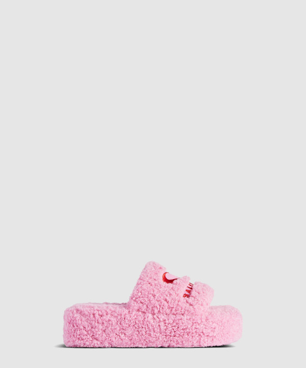 발렌시아가 퍼리 플랫폼 샌들 762826