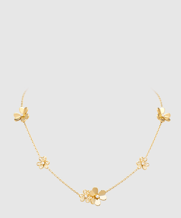 ​18K 하이엔드 미러급 반클리프 프리볼 목걸이 플라워 9개 3W600