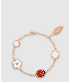 ​18K 하이엔드 미러급 반클리프 럭키 스프링 팔찌 7RR00