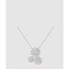 ​18K 하이엔드 미러급 반클리프 로터스 펜던트 플라워 3개 7TG00