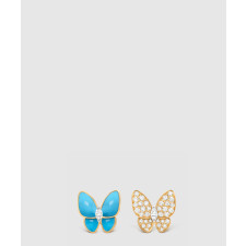 ​18K 하이엔드 미러급 반클리프 투 버터플라이 귀걸이 7US00