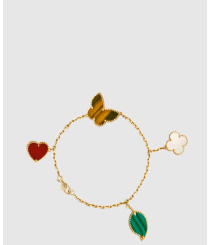 ​18K 하이엔드 미러급 반클리프 럭키 알함브라 브레이슬릿 4모티브 79600