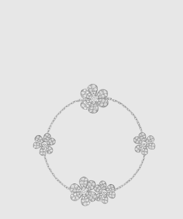 ​18K 하이엔드 미러급 반클리프 프리볼 브레이슬릿 플라워 5개 6L700